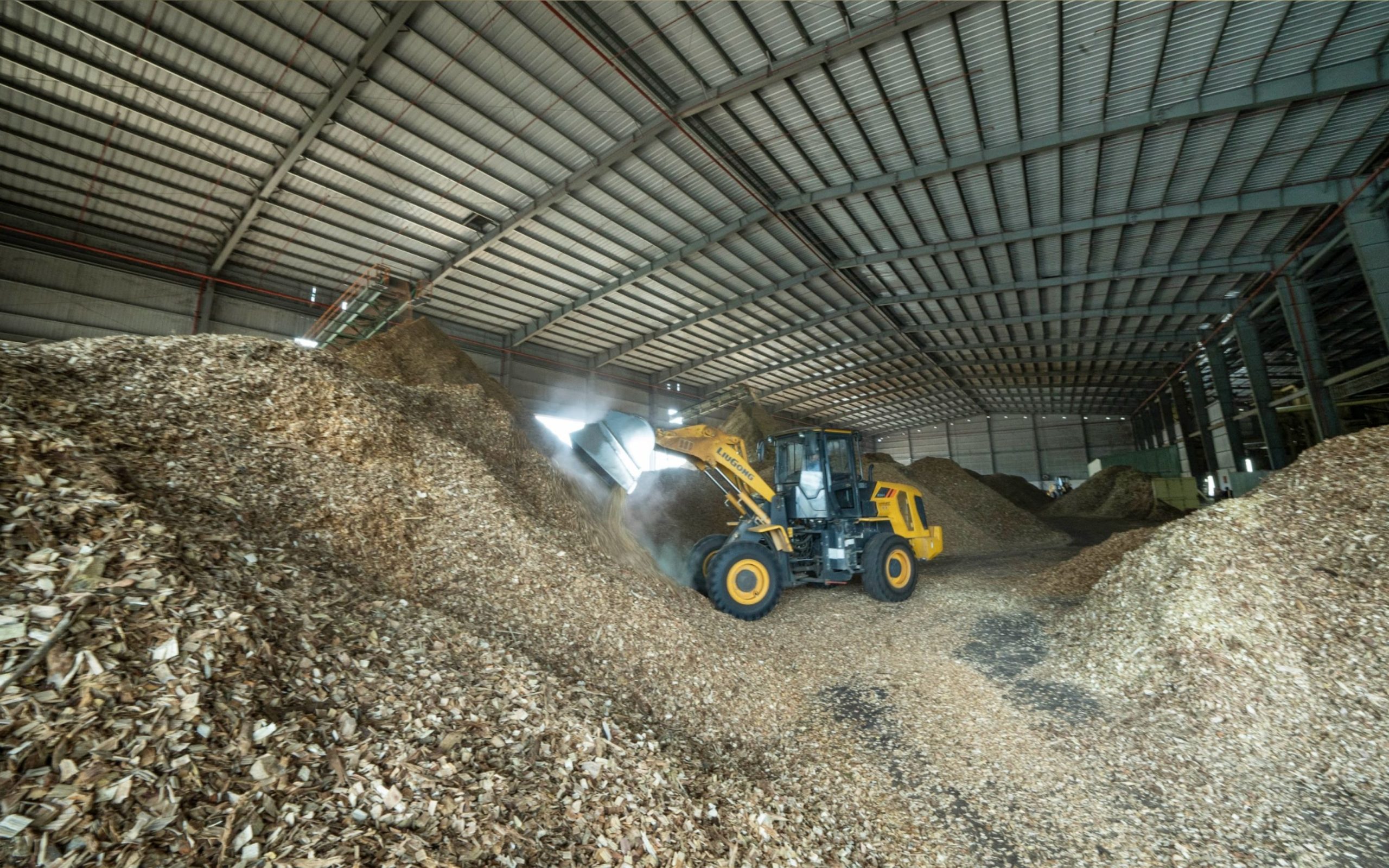 Chế biến viên nén gỗ từ những vụn gỗ, dăm, mùn cưa, vỏ cây tập đoàn Nhơn Tân