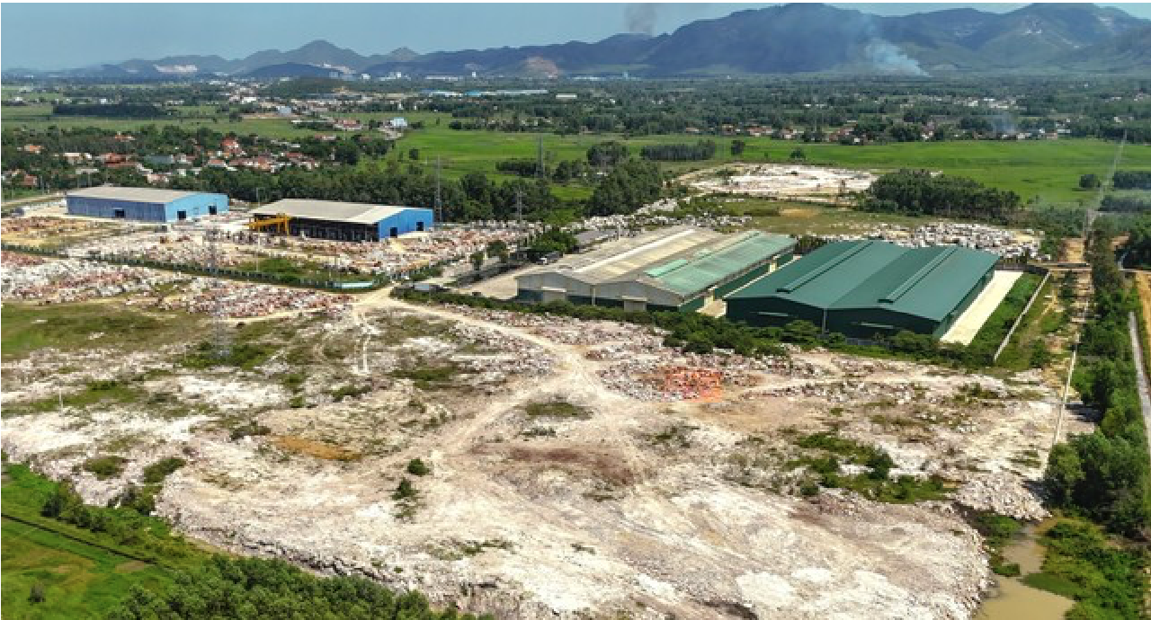 Tiến độ xây dựng của Khu công nghiệp Bình Nghi tính đến tháng 5/2025.